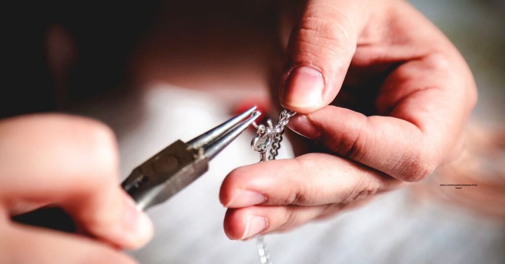 start a small jewelry business from home